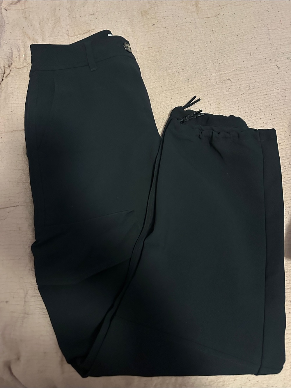 Wilfred Black Pull-On Wide Leg Trousers